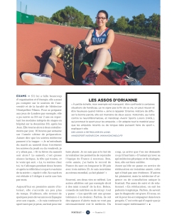 H - novembre 2015. Portrait photo et rédactionnel d'Orianne Lopez, athlète handisport et interne en médecine