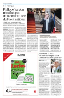 Le Figaro, 2 mai 2018