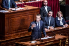 3 juillet 2017, Versailles (78), FRANCE. Emmanuel Macron, président de la République, a réuni le congrès pour s'adresser aux parlementaires dès le début de son mandat .