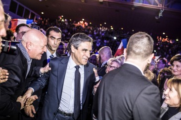 2 mars 2017, Nîmes (30), FRANCE. Meeting de François Fillon a Nimes le 2 mars 2017.